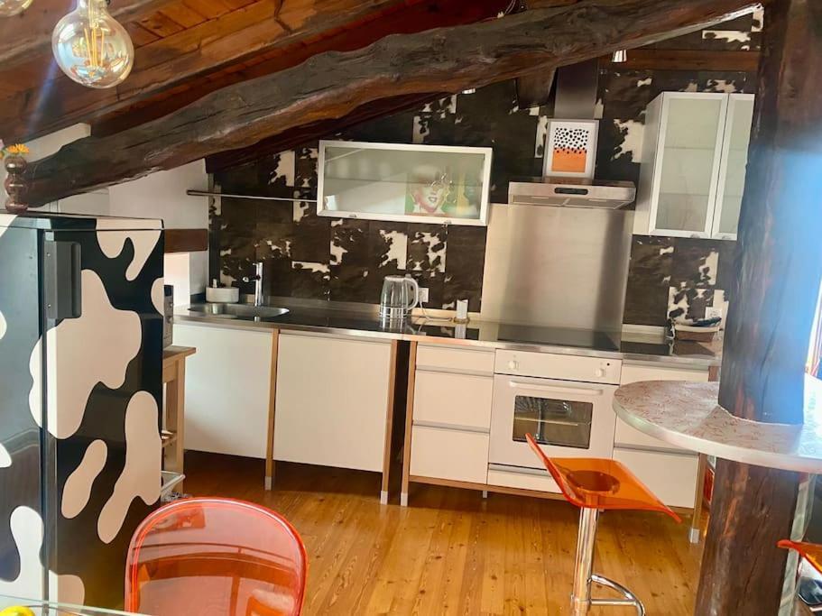 바사우리 Bilbo Near Atico Rural Con Terraza 아파트 외부 사진